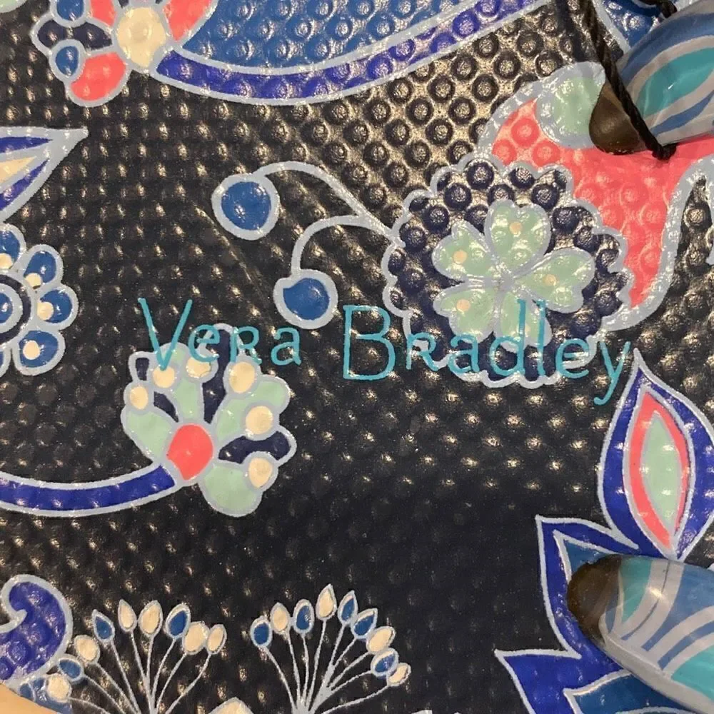 Vera Bradley Thong Sandal Flip Flop Multi Color Floral Women Size S 7